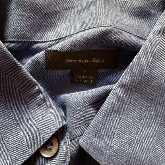 Ermenegildo Zegna Men's Blue and Gray Casual Shirts set bundle - Picture 2 of 5